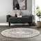 Nuloom Harley Faded Medallion Area Rug 5ft KKDL06A-R505 - alternate 1
